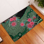 Australia Hakea Rubber Doormat Aussie Native Flowers Indigenous Art - Aussie Hoodie