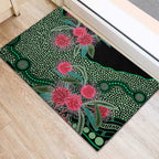Australia Hakea Rubber Doormat Aussie Native Flowers Indigenous Art - Aussie Hoodie