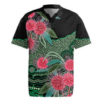 Australia Hakea Rugby Jersey Aussie Native Flowers Indigenous Art - Aussie Hoodie