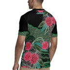 Australia Hakea Rugby Jersey Aussie Native Flowers Indigenous Art - Aussie Hoodie