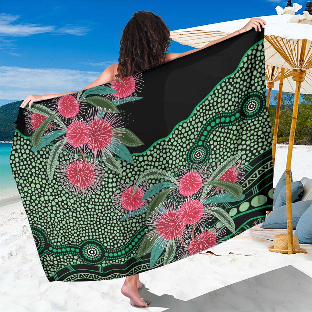Australia Hakea Sarong Aussie Native Flowers Indigenous Art - Aussie Hoodie