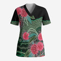 Australia Hakea Scrub Top Aussie Native Flowers Indigenous Art - Aussie Hoodie