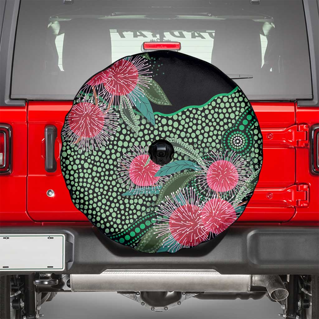 Australia Hakea Spare Tire Cover Aussie Native Flowers Indigenous Art - Aussie Hoodie
