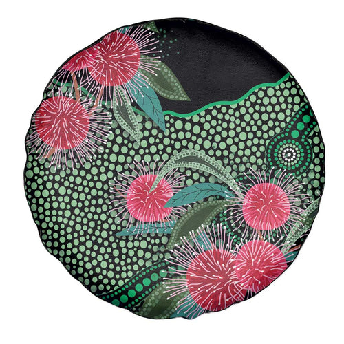 Australia Hakea Spare Tire Cover Aussie Native Flowers Indigenous Art - Aussie Hoodie