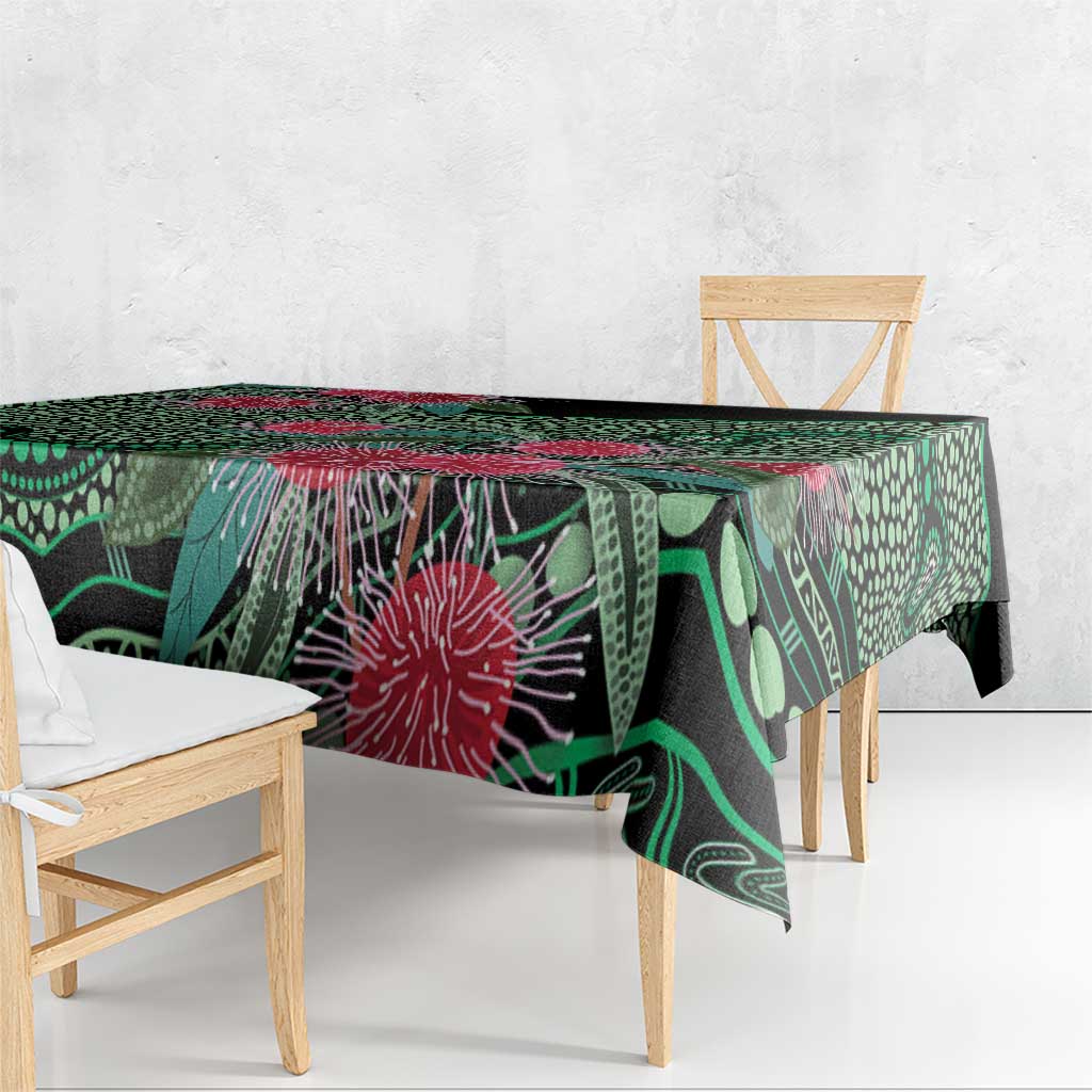 Australia Hakea Tablecloth Aussie Native Flowers Indigenous Art - Aussie Hoodie