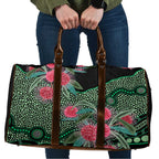 Australia Hakea Travel Bag Aussie Native Flowers Indigenous Art - Aussie Hoodie