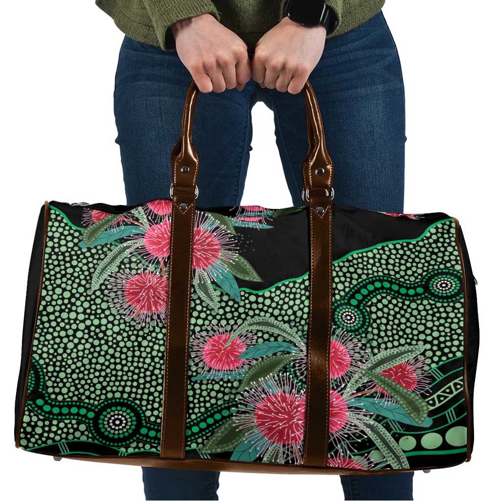 Australia Hakea Travel Bag Aussie Native Flowers Indigenous Art - Aussie Hoodie