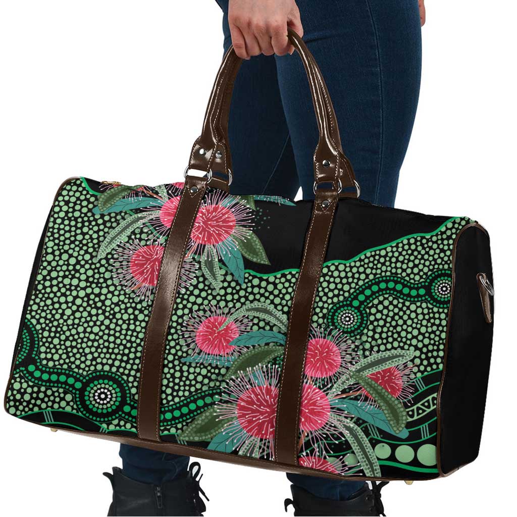 Australia Hakea Travel Bag Aussie Native Flowers Indigenous Art - Aussie Hoodie