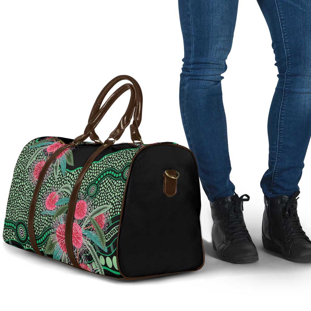 Australia Hakea Travel Bag Aussie Native Flowers Indigenous Art - Aussie Hoodie