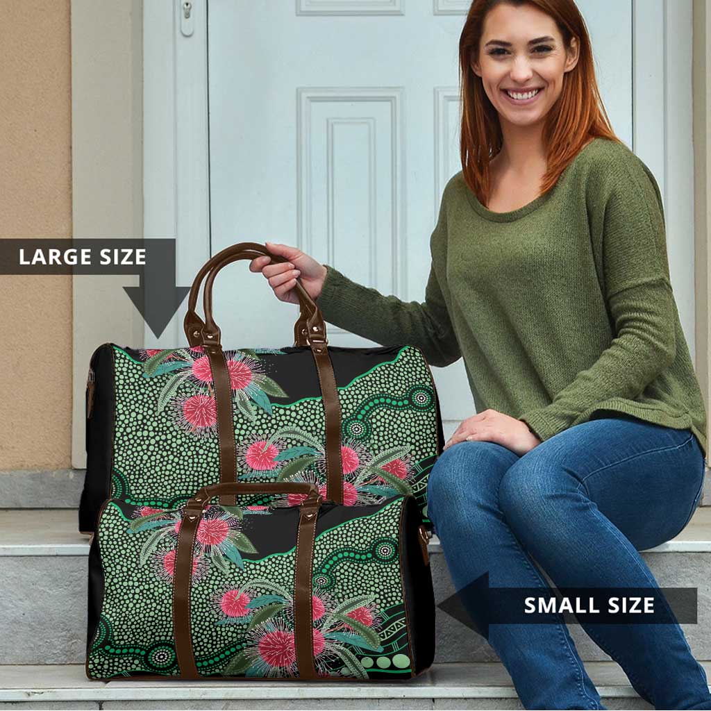 Australia Hakea Travel Bag Aussie Native Flowers Indigenous Art - Aussie Hoodie