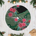 Australia Hakea Tree Skirt Aussie Native Flowers Indigenous Art - Aussie Hoodie