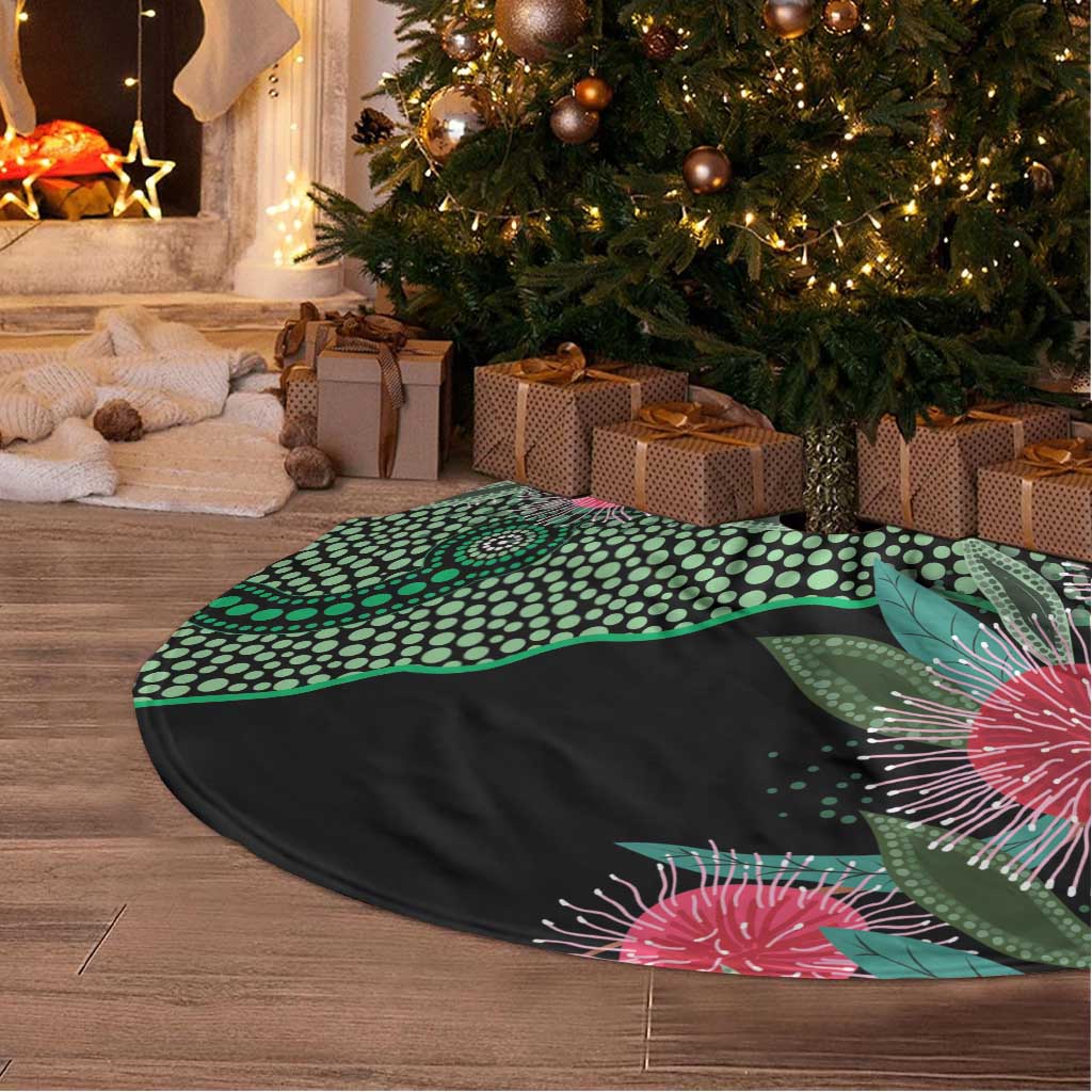 Australia Hakea Tree Skirt Aussie Native Flowers Indigenous Art - Aussie Hoodie