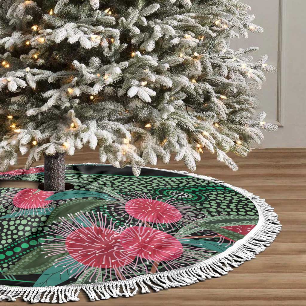Australia Hakea Tree Skirt Aussie Native Flowers Indigenous Art - Aussie Hoodie