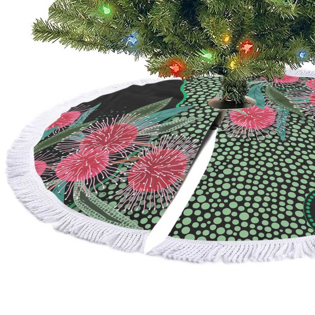 Australia Hakea Tree Skirt Aussie Native Flowers Indigenous Art - Aussie Hoodie