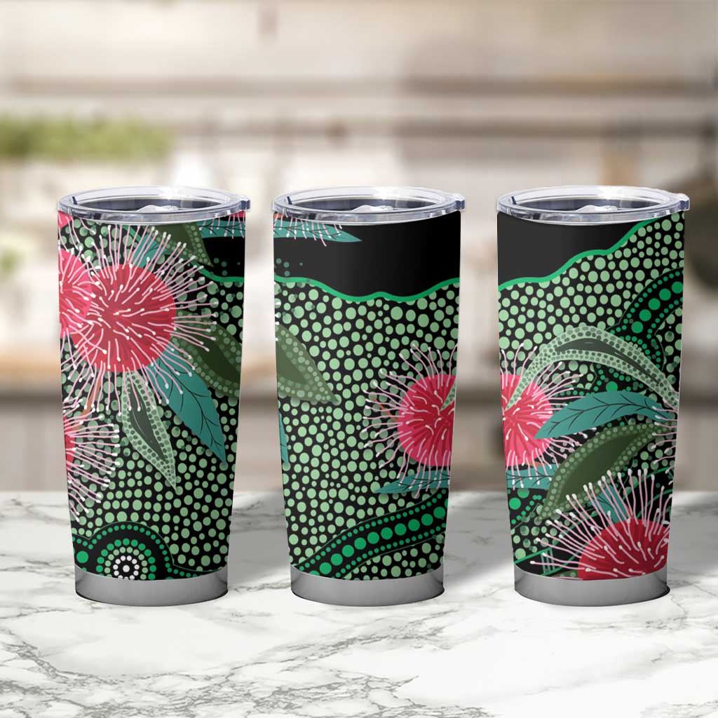 Australia Hakea Tumbler Cup Aussie Native Flowers Indigenous Art - Aussie Hoodie
