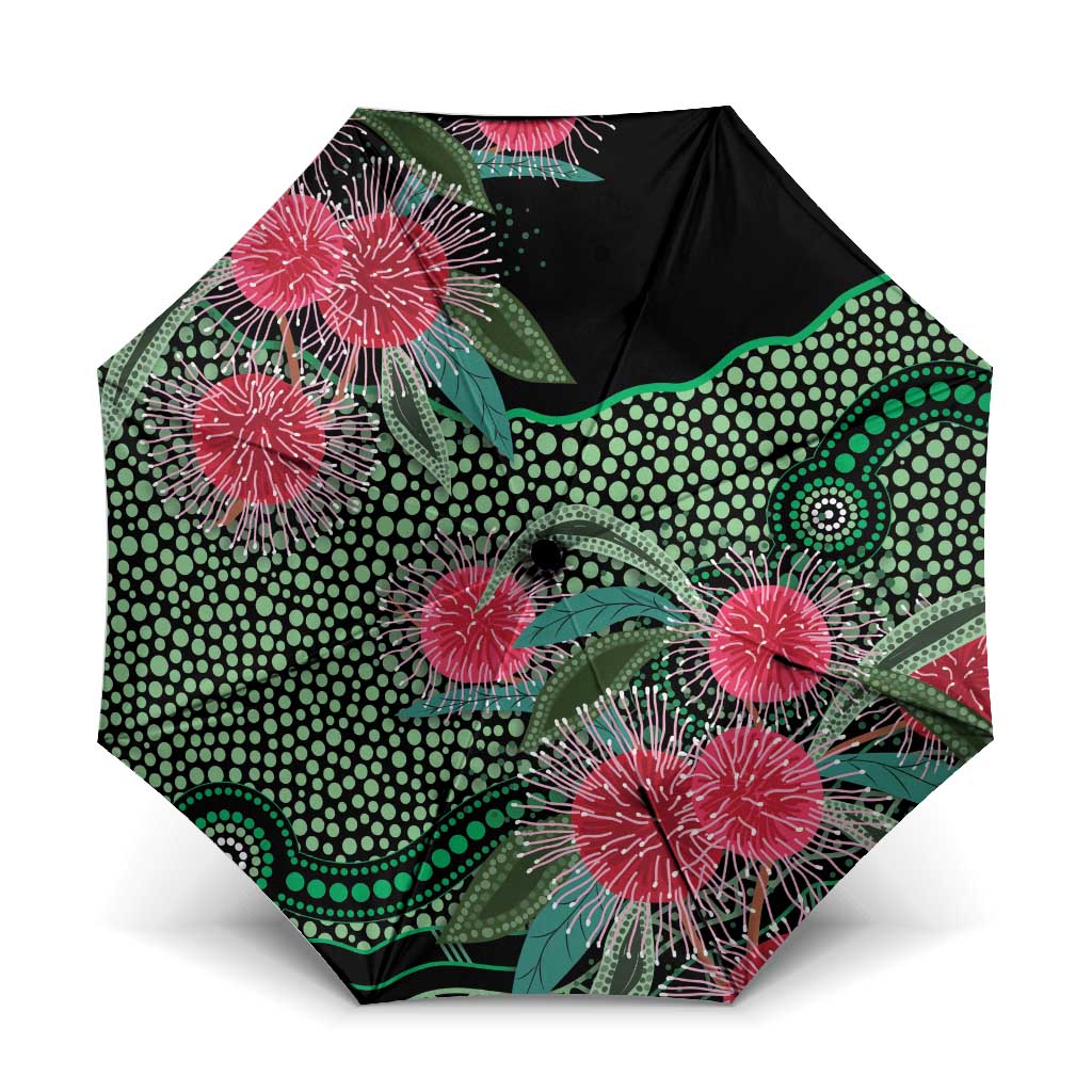 Australia Hakea Umbrella Aussie Native Flowers Indigenous Art - Aussie Hoodie