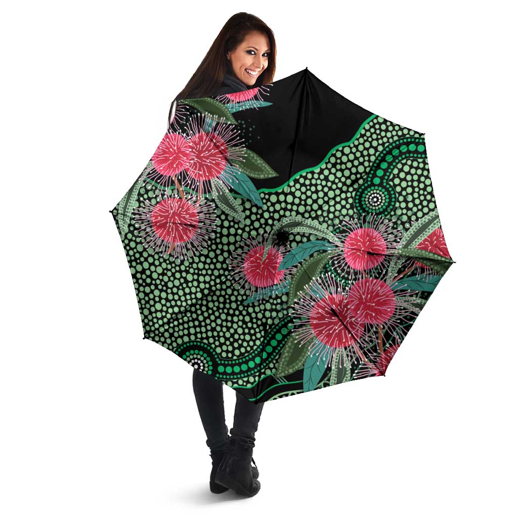 Australia Hakea Umbrella Aussie Native Flowers Indigenous Art - Aussie Hoodie