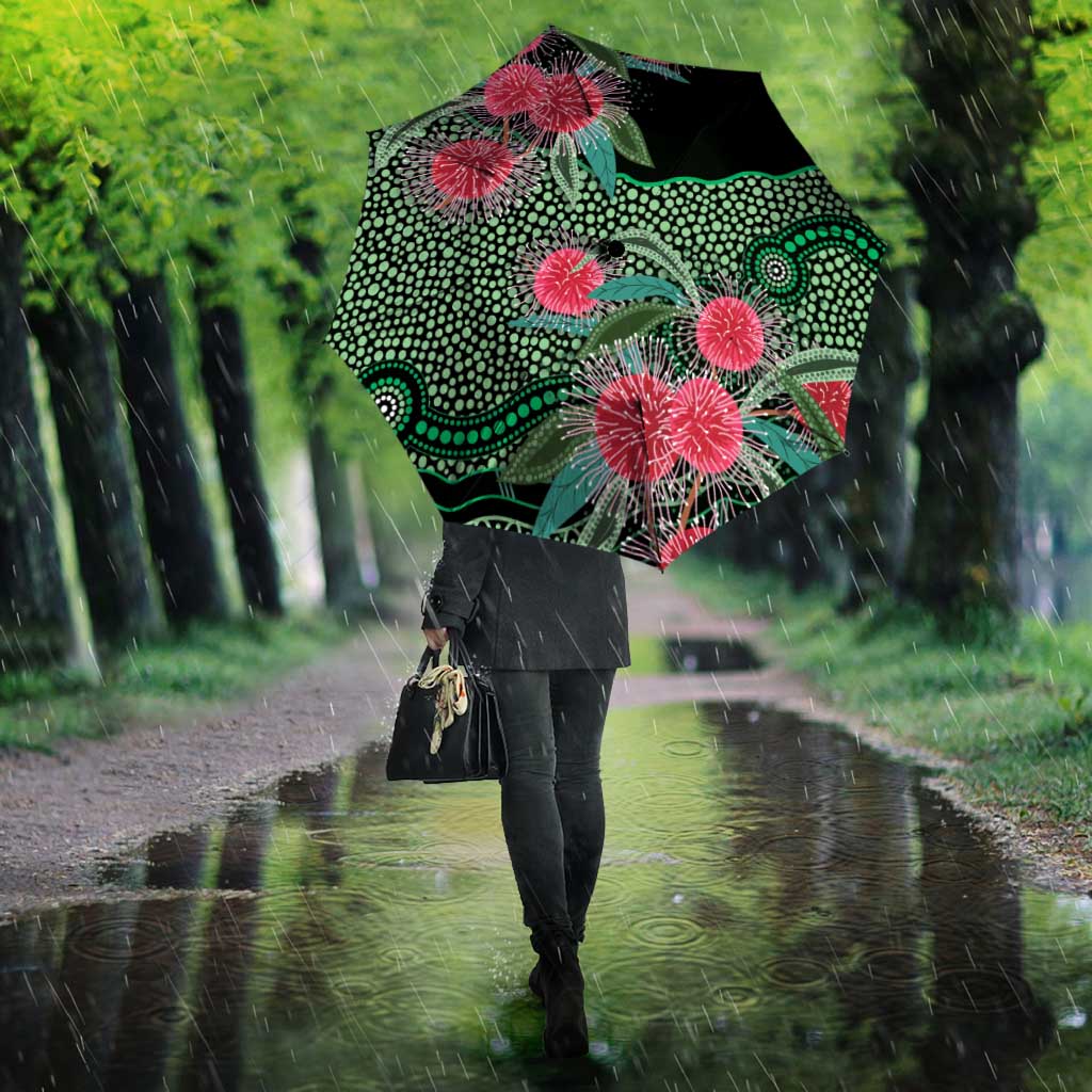 Australia Hakea Umbrella Aussie Native Flowers Indigenous Art - Aussie Hoodie
