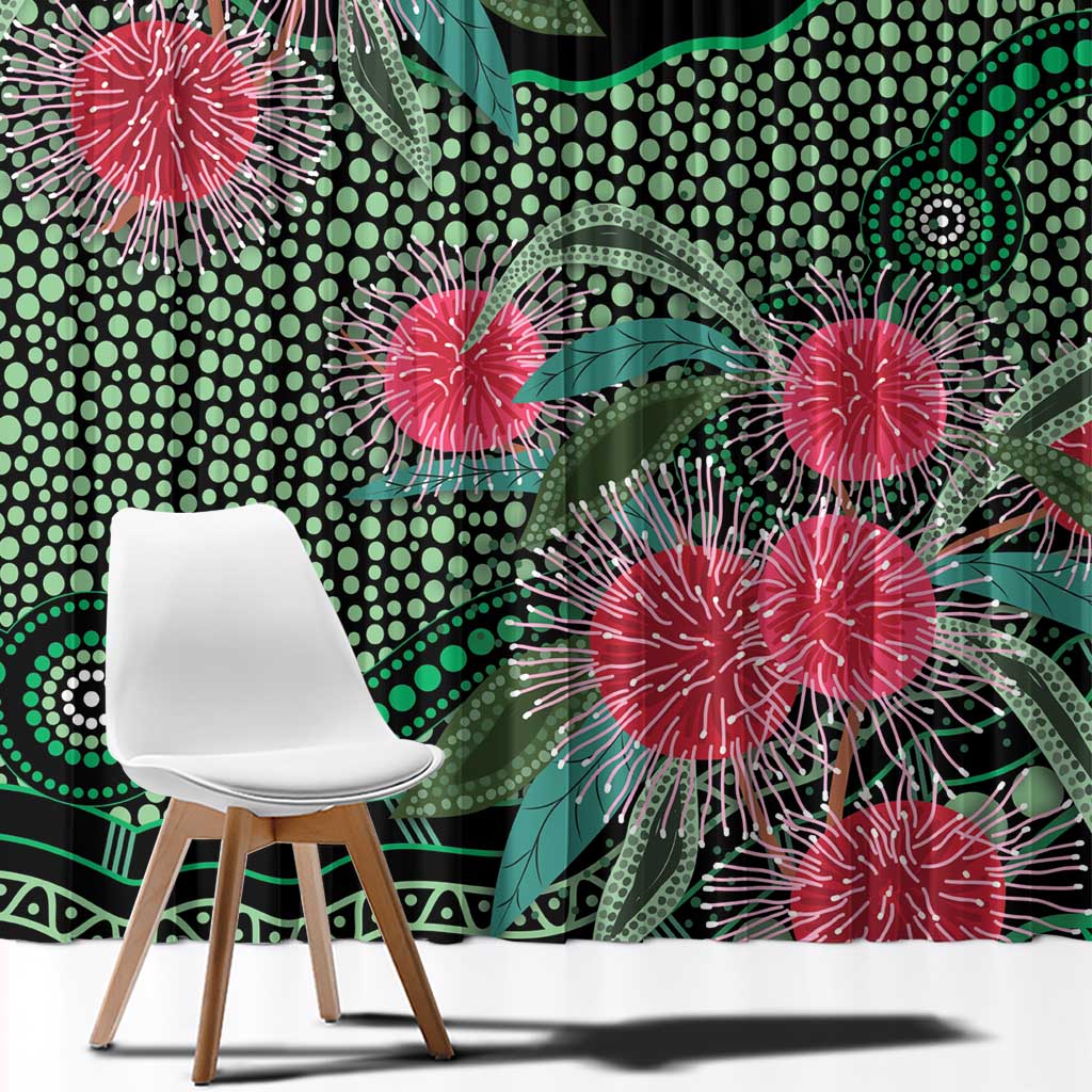 Australia Hakea Window Curtain Aussie Native Flowers Indigenous Art - Aussie Hoodie