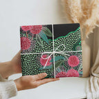 Australia Hakea Wrapping Paper Aussie Native Flowers Indigenous Art - Aussie Hoodie