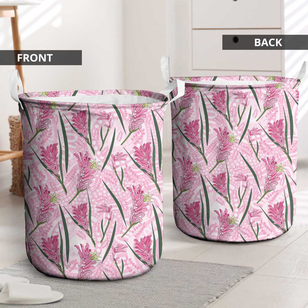 Australia Kangaroo Paws Laundry Basket Aussie Native Flowers Indigenous Art - Aussie Hoodie