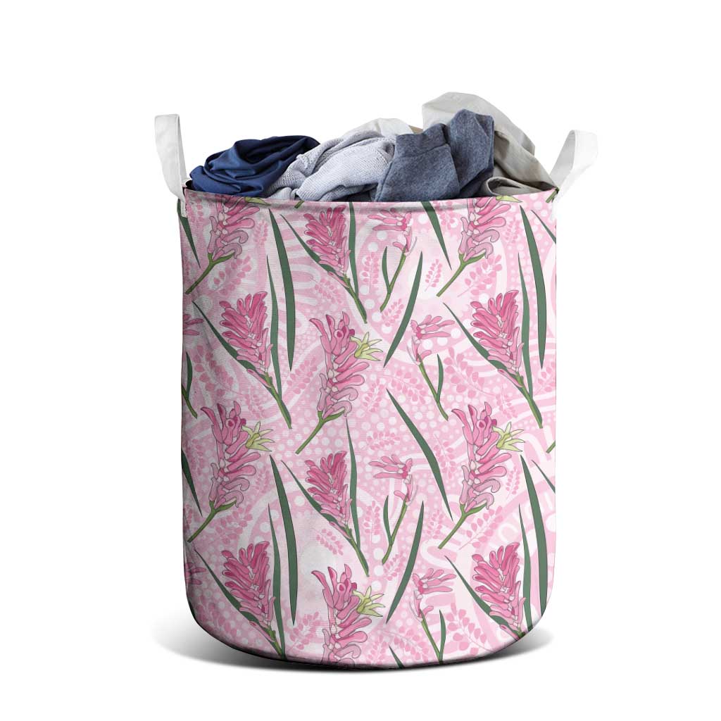 Australia Kangaroo Paws Laundry Basket Aussie Native Flowers Indigenous Art - Aussie Hoodie
