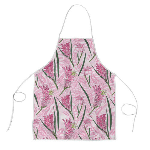 Australia Kangaroo Paws Apron Aussie Native Flowers Indigenous Art - Aussie Hoodie