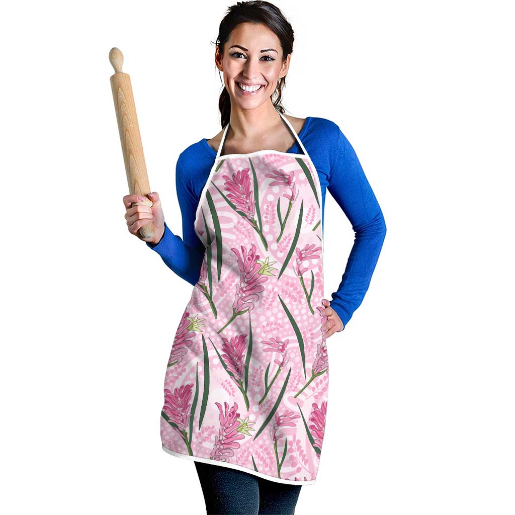 Australia Kangaroo Paws Apron Aussie Native Flowers Indigenous Art - Aussie Hoodie
