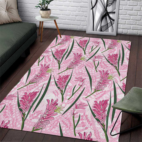 Australia Kangaroo Paws Area Rug Aussie Native Flowers Indigenous Art - Aussie Hoodie