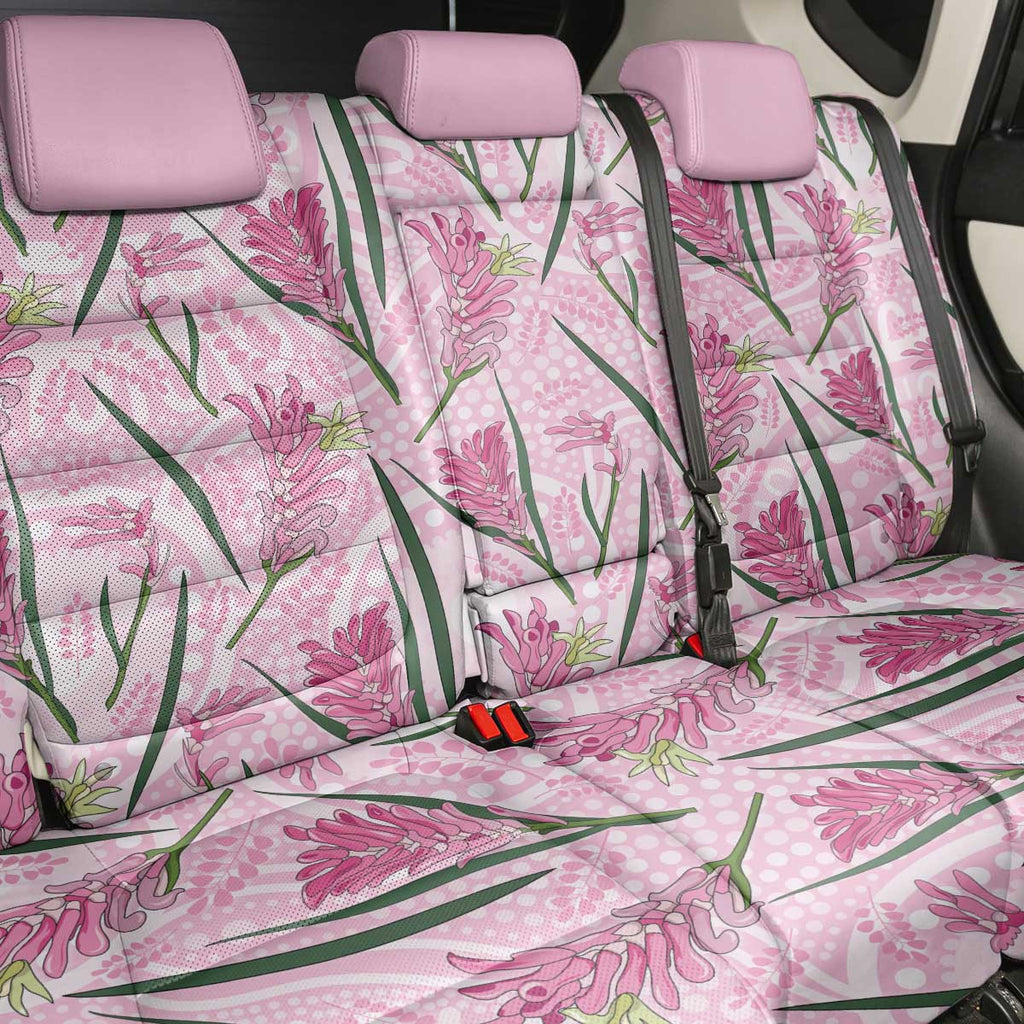 Australia Kangaroo Paws Back Car Seat Cover Aussie Native Flowers Indigenous Art - Aussie Hoodie