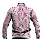 Australia Kangaroo Paws Baseball Jacket Aussie Native Flowers Indigenous Art - Aussie Hoodie