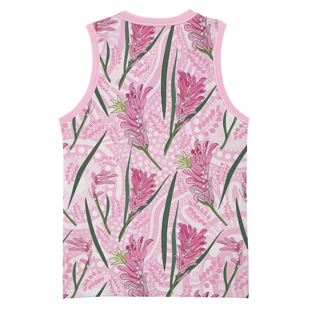Australia Kangaroo Paws Basketball Jersey Aussie Native Flowers Indigenous Art - Aussie Hoodie