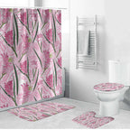 Australia Kangaroo Paws Bathroom Set Aussie Native Flowers Indigenous Art - Aussie Hoodie