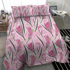 Australia Kangaroo Paws Bedding Set Aussie Native Flowers Indigenous Art - Aussie Hoodie