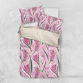 Australia Kangaroo Paws Bedding Set Aussie Native Flowers Indigenous Art - Aussie Hoodie