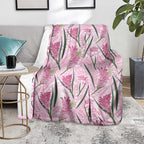 Australia Kangaroo Paws Blanket Aussie Native Flowers Indigenous Art - Aussie Hoodie