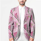 Australia Kangaroo Paws Blazer Aussie Native Flowers Indigenous Art - Aussie Hoodie