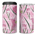 Australia Kangaroo Paws 4 in 1 Can Cooler Tumbler Aussie Native Flowers Indigenous Art - Aussie Hoodie