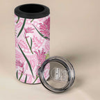 Australia Kangaroo Paws 4 in 1 Can Cooler Tumbler Aussie Native Flowers Indigenous Art - Aussie Hoodie