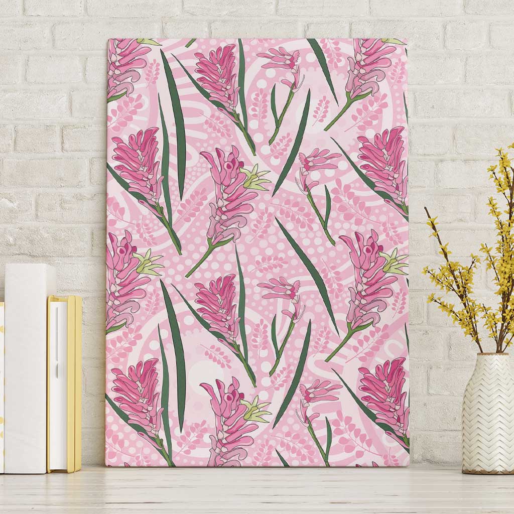 Australia Kangaroo Paws Canvas Wall Art Aussie Native Flowers Indigenous Art - Aussie Hoodie