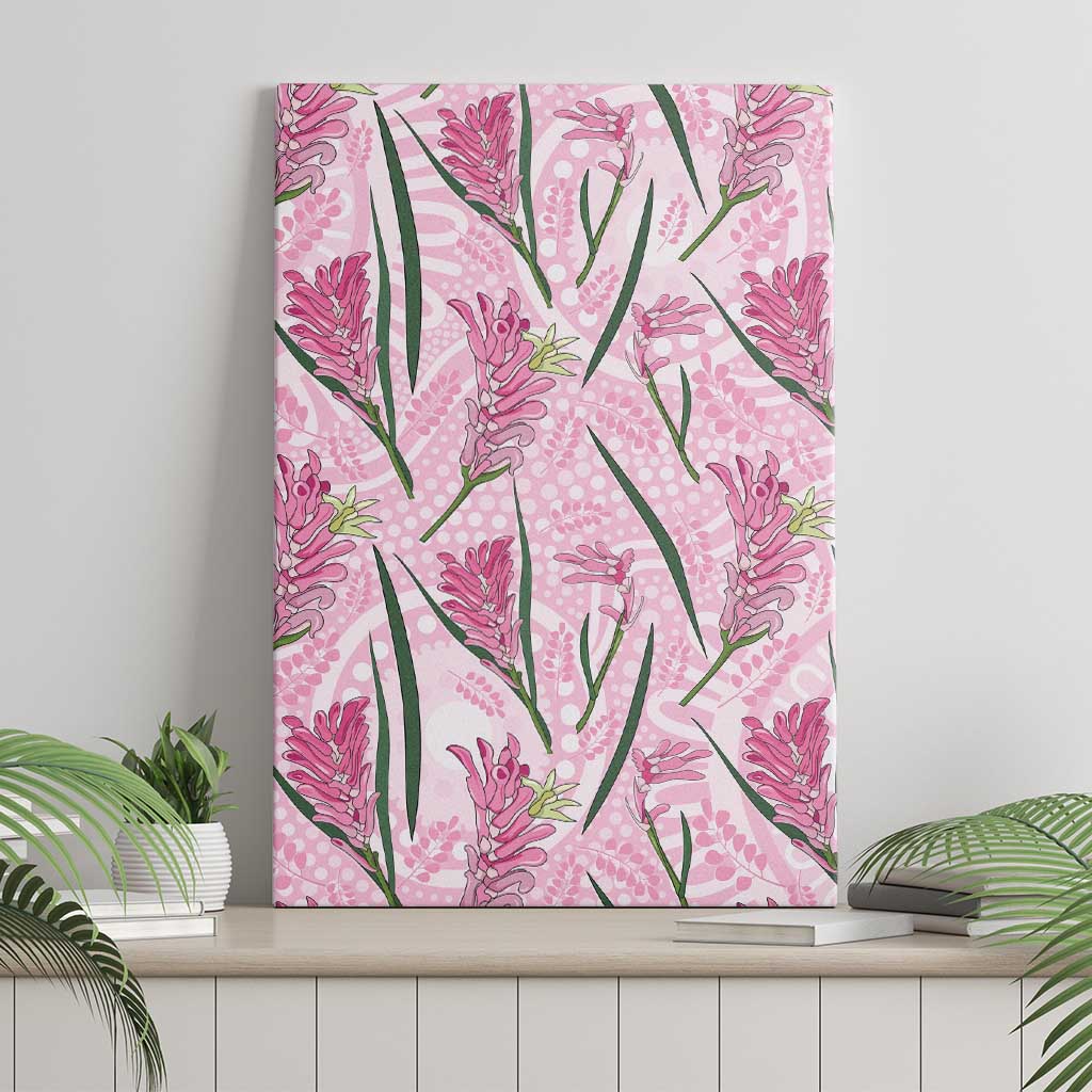 Australia Kangaroo Paws Canvas Wall Art Aussie Native Flowers Indigenous Art - Aussie Hoodie