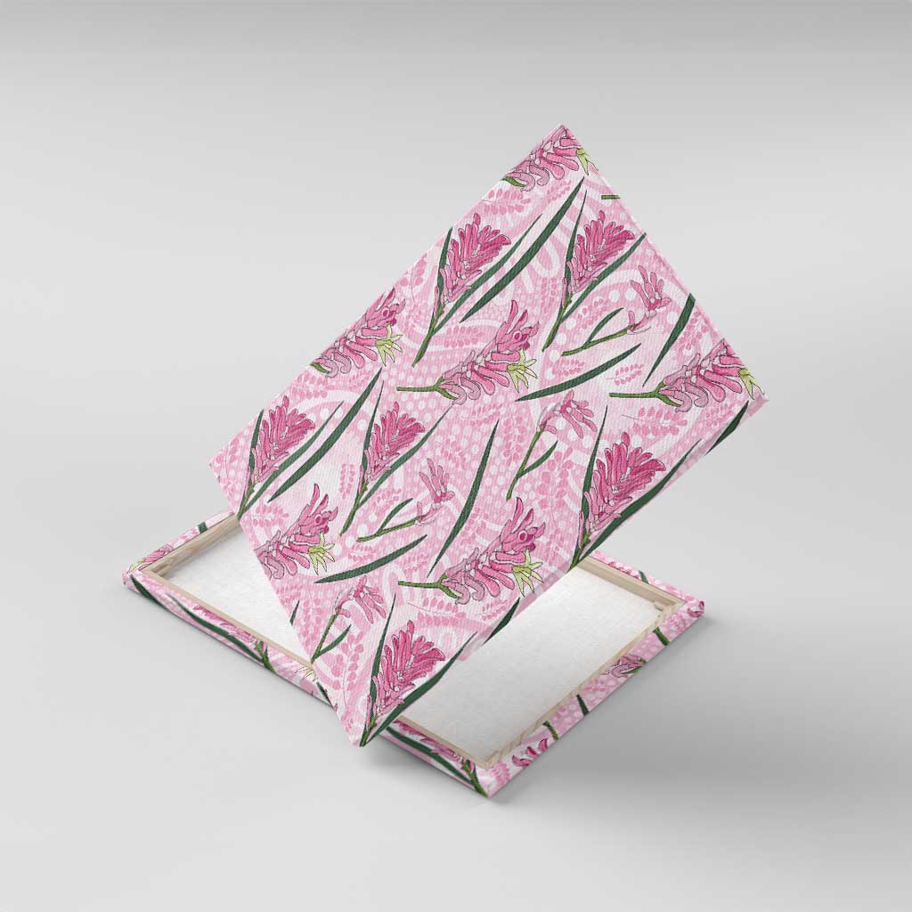 Australia Kangaroo Paws Canvas Wall Art Aussie Native Flowers Indigenous Art - Aussie Hoodie