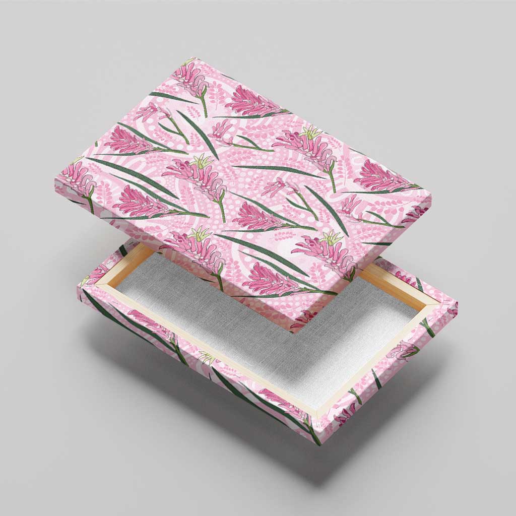 Australia Kangaroo Paws Canvas Wall Art Aussie Native Flowers Indigenous Art - Aussie Hoodie