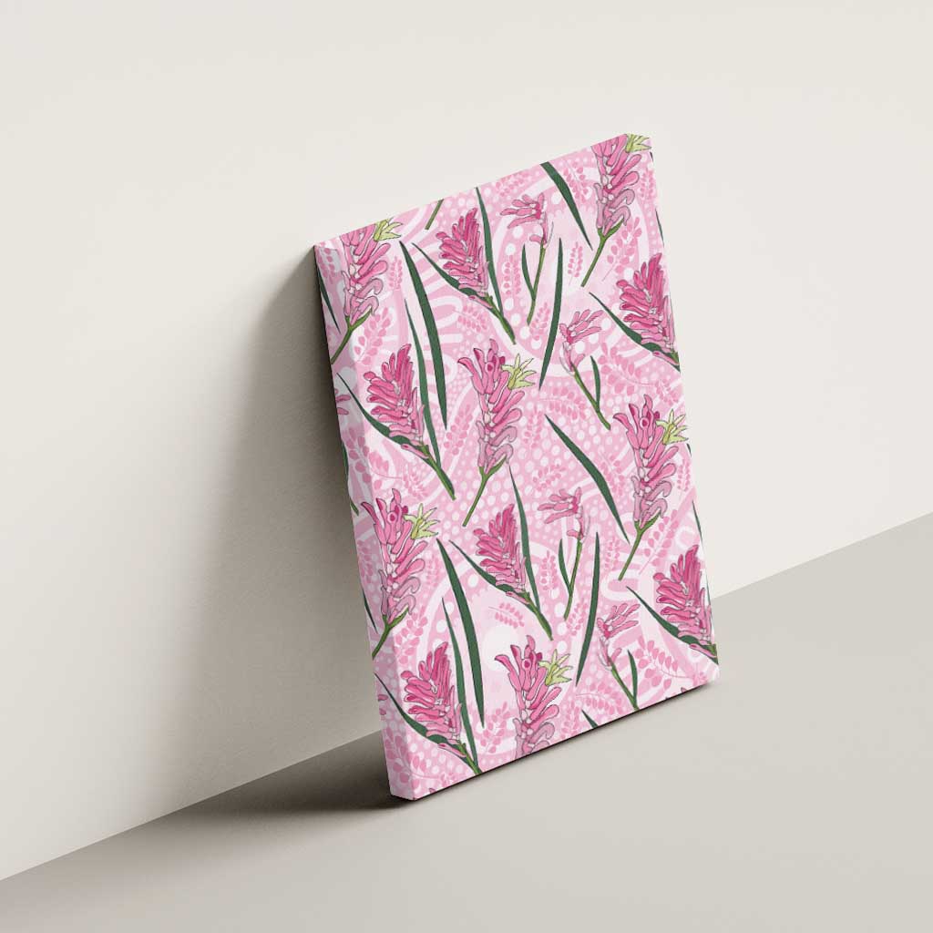 Australia Kangaroo Paws Canvas Wall Art Aussie Native Flowers Indigenous Art - Aussie Hoodie