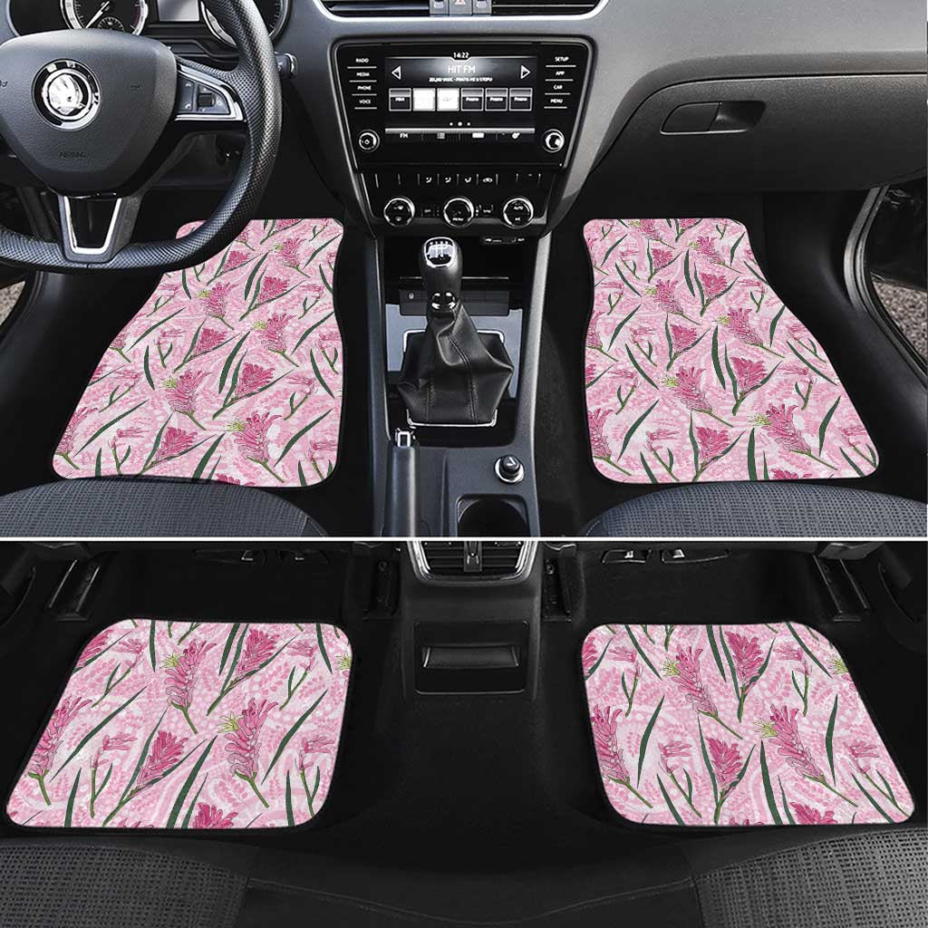 Australia Kangaroo Paws Car Mats Aussie Native Flowers Indigenous Art - Aussie Hoodie