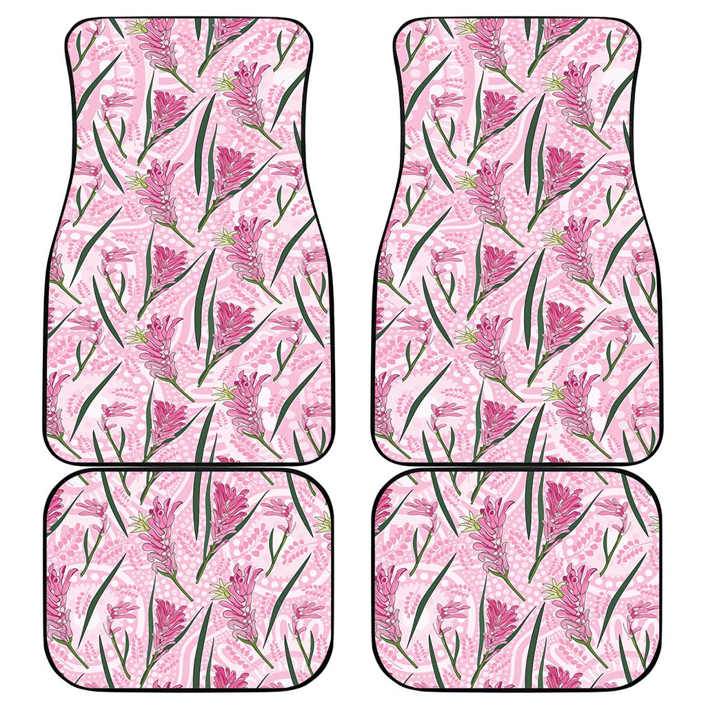 Australia Kangaroo Paws Car Mats Aussie Native Flowers Indigenous Art - Aussie Hoodie