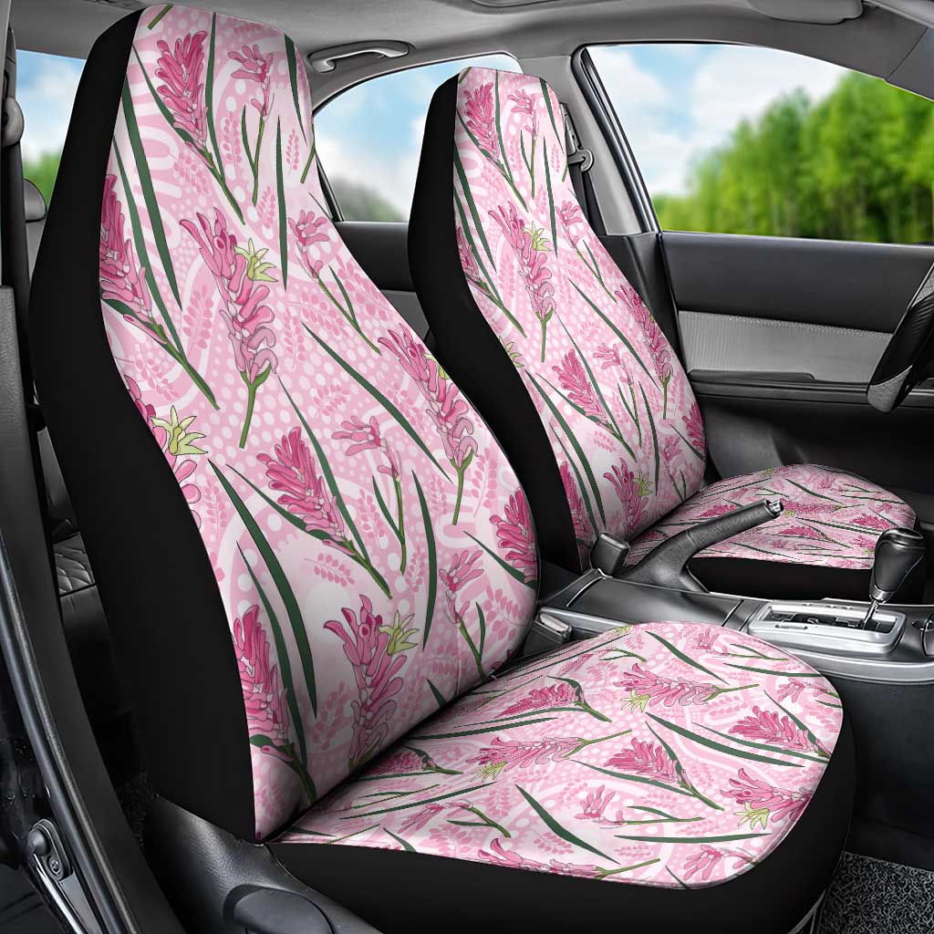 Australia Kangaroo Paws Car Seat Cover Aussie Native Flowers Indigenous Art - Aussie Hoodie