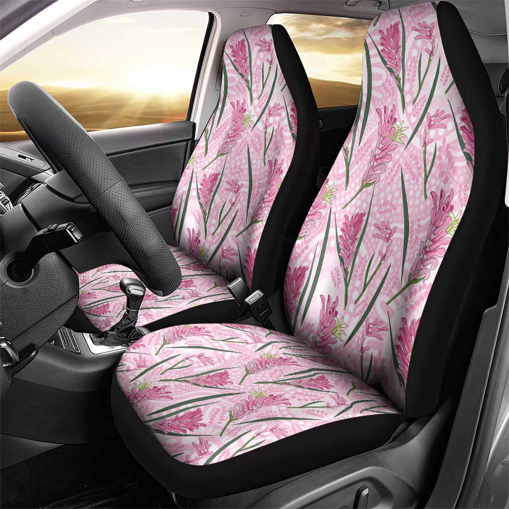 Australia Kangaroo Paws Car Seat Cover Aussie Native Flowers Indigenous Art - Aussie Hoodie