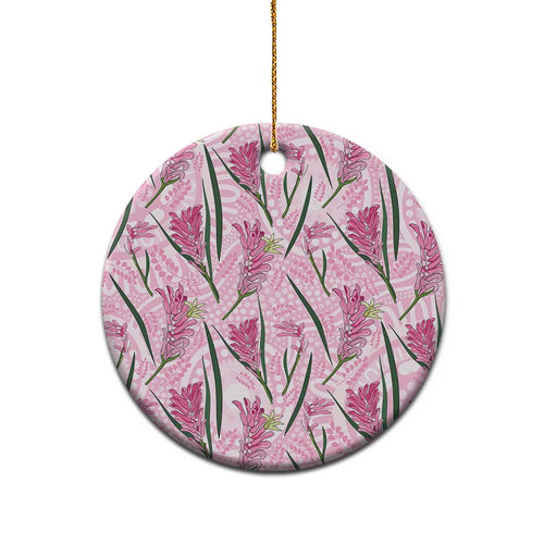 Australia Kangaroo Paws Ceramic Ornament Aussie Native Flowers Indigenous Art - Aussie Hoodie