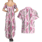Australia Kangaroo Paws Couples Matching Summer Maxi Dress and Hawaiian Shirt Aussie Native Flowers Indigenous Art - Aussie Hoodie
